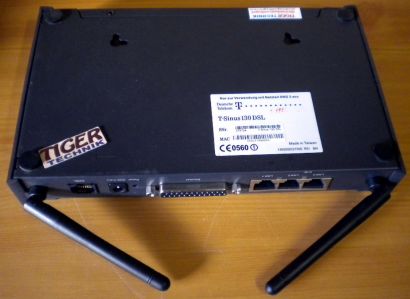 Deutsche Telekom Sinus 130 DSL Router 3x Port Drueker Port 2,4 GHz* nw429