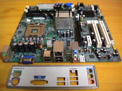 HP Compaq Livermore8-GL6 945GCT-HM Rev1.0B 5189-0610 MB+Blende Sockel 775* m678