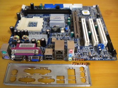 QDI K7VM400M V1.0S(1.5) Mainboard +Blende Sockel A 462 VGA LAN Audio AGP* m680