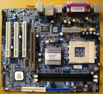 QDI K7VM400M V1.0S(1.5) Mainboard +Blende Sockel A 462 VGA LAN Audio AGP* m680