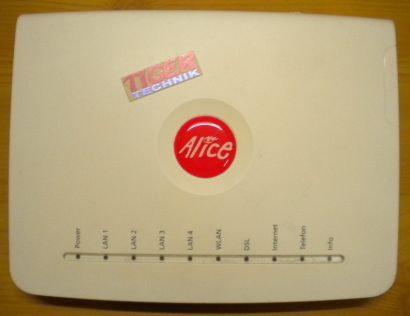 Alice IAD WLAN 4421 Router ADSL und ADSL2+ 150 Mbit 2x analog* nw448