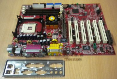 MSI MS-6528 Ver: 1.0 845 Pro2 mit Blende Sockel 478 m72