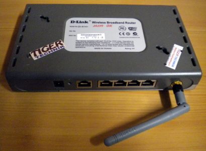 D-Link DI-614+ Ver B1 2.4 GHZ Wireless Broadband Router 22 Mbps WLAN* nw455