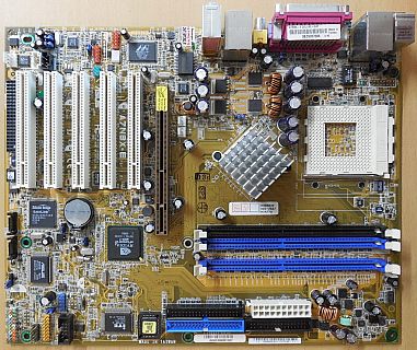 Asus A7N8X-E Deluxe Rev 1.01 Mainboard +Blende AMD Sockel A 462 FSB400 LAN* m78