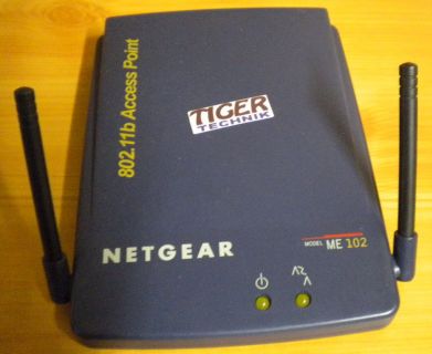 Netgear ME102 11 Mbps 802.11b Wireless Access Point 1x IEEE802.3i 10Mbps* nw461