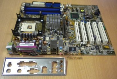 Asus P4P800 Rev 1.02 mit Blende FSB800 2x SATA uvm. aus Maxdata PC * m80