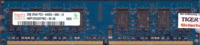 Hynix HMP125U6EFR8C-S6 AB PC2-6400 2GB DDR2 800MHz Arbeitsspeicher RAM* r357