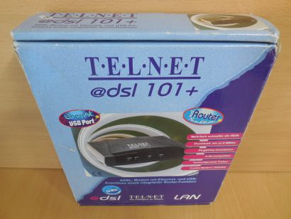Telnet @DSL 101+ ADSL Modem Router 8Mbps Ethernet LAN USB Combo Modem* nw477