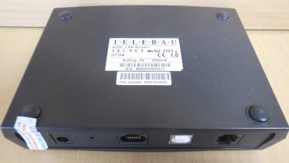 Telnet @DSL 101+ ADSL Modem Router 8Mbps Ethernet LAN USB Combo Modem* nw477