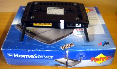 Fritz!Box Fon WLAN 7240 Router Schwarz ADSL ADSL2+ 4-ports VOIP USB* nw479