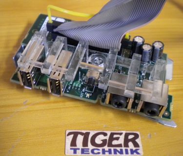 Dell Optiplex GX520 GX620 Dell 0P8476 Power Schalter 2 USB Audio Front IO* pz211