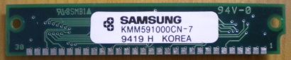 Samsung KMM591000CN-7 SIMM 1MB 70ns 9419 H RAM* r381
