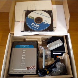 D-Link DI-524 Wireless G Router bis zu 54 Mbit mit Air Plus G in OVP* nw486