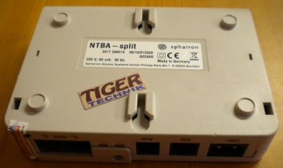 Arcor-NTsplit 2.0 NTBA-split sphairo Modem DSL G02A00* nw496