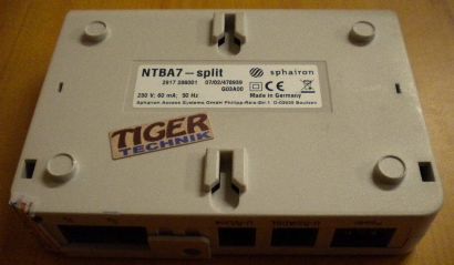 NTsplit NTBA7-split sphairo Modem DSL G03A00* nw498