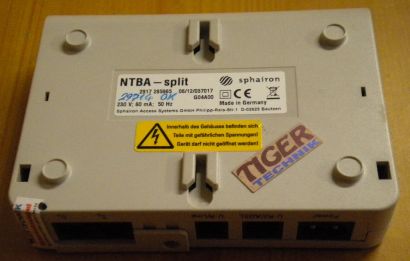 M-net NTsplit NTBA-split sphairo Modem DSL G04A00* nw499