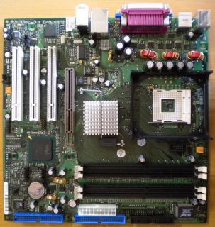 FSC D1561-C23 GS4 Mainboard +Blende Sockel 478 SATA VGA LAN Audio USB2.0* m690