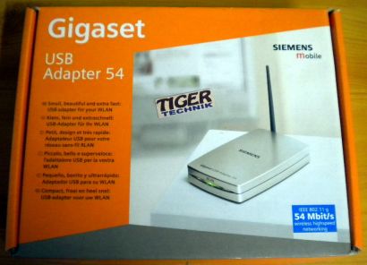 Siemens Gigaset USB Adapter 54 54Mbps* nw508