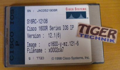 Cisco 1603 R ISDN Router Flash PC Card 4MB Ethernet 10Base-T Rev A0* nw514