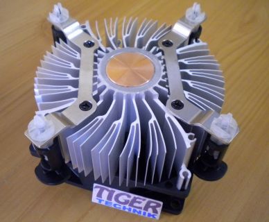 AVC Intel Sockel 775 4-pol 80mm Prozessorkühler CPU Kühler Lüfter ALU+Ku* ck35