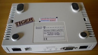 Deutsche Telekom Teledat USB 2 a b Anschlüsse TAE-Buchsen 1 USB ISDN* nw527