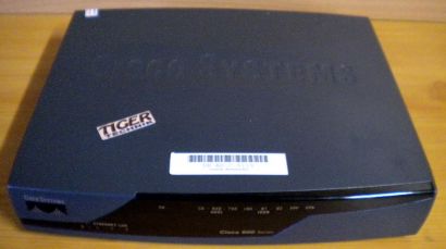 Cisco 800 Series 870 ISDN Router 4x LAN 10 100 ISDN ADSL* nw530