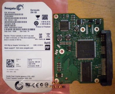 Seagate ST250DM000 1BD141-500 SATA 250GB PCB Controller-Elektronik Platine* fe07