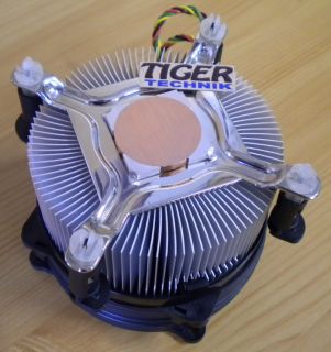 Cooler Master Intel Sockel 775 4-pol 92mm CPU Lüfter Alu + Kupferkern* ck84