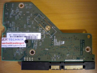 WD Caviar WD3200AAKX-32ERMA0 SATA 320GB PCB Controller-Elektronik Platine* fe13