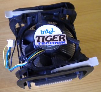 Orig. Intel C33218-003 Sockel 478 3-pol 70mm Alu + Kupfer CPU Lüfter* ck86