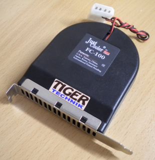 Just Cooler for PCs FC-100 PCI Slot Entlüftungs Ventilator PC Kühler Fan* gl22