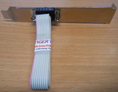 FSC T26139-Y3589-V202-1 COM Seriell Port Slotblende Slotblech 9-pin serial*pz226