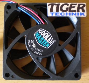 Cooler Master Delta Electronics AFB0712HHB 70mm 3-pol 0.45A Gehäuse Lüfter* gl31