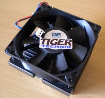 Tiger Electronics AMD Sockel A 462 80mm 3-pol Kupfer + Alu CPU Lüfter* ck114