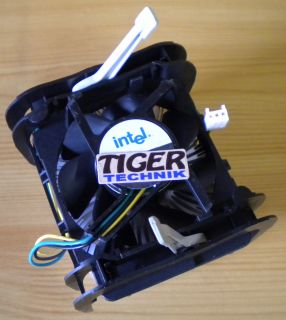 Orig. Intel C33224 002 Sockel 478 3-pol 70mm Alu + Kupfer CPU Lüfter* ck117