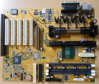 FIC SD11 Rev1.8 Mainboard +Blende Slot A AMD 751 VIA 686A AGP PCI ISA SDRAM*m695
