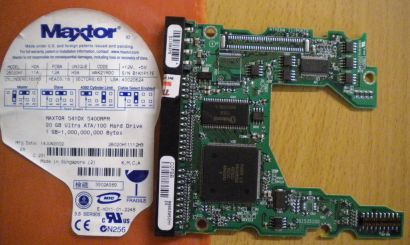 Maxtor 541DX WAK21R90 2B020H1 IDE 20GB PCB Controller Elektronik Platine* fe57