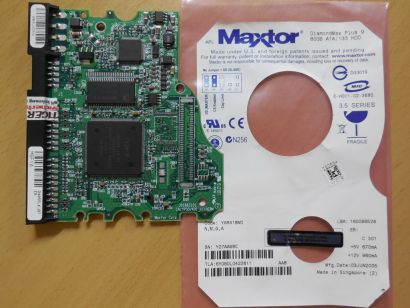 Maxtor DiamondMax Plus 9 6Y080L0 YAR41BW0 PCB Controller Elektronik Platine*FE64