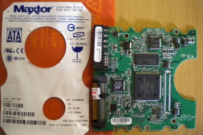 Maxtor DiamondMax Plus 9 6Y080M0 42601A PCB Controller Elektronik Platine* fe66