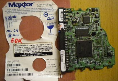 Maxtor DiamondMax Plus 9 6Y080L0 030413 PCB Controller Elektronik Platine* fe84