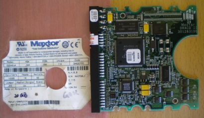 Maxtor 52049U4 DA6207V0 IDE 20 GB PCB Controller Elektronik Platine* fe99