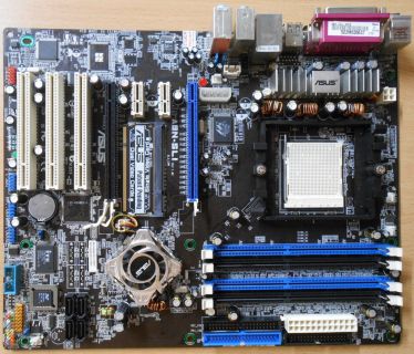 Asus A8N-SLI Rev1.02 Mainboard +Blende Sockel 939 nForce4 SLI SATA PCIe LAN*m713