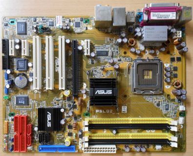 ASUS AiLife Series P5LD2 Rev 1.02 Mainboard +Blende i945P Sockel 775 PCIe* m717