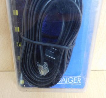 Schwaiger Verlängerungskabel WE 6 10m 4-adrig für Telefone Zusatzgeräte* So523