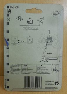 Schwaiger 3-loch Einzel-Antennendose 3dB digital tauglich quickfix DC-pass*So524