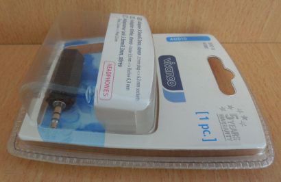 Vivanco Audio Adapter Klinke Stereo Stecker 3,5mm - Buchse 6,3mm* so531