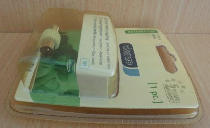 Vivanco SAT Koaxial-Doppelstecker Koax Stecker - Koax Stecker* so536