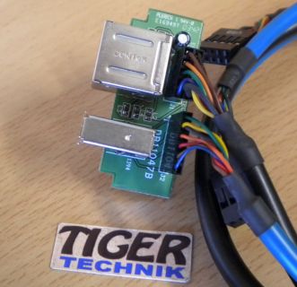 Chieftec DB11047B 2x USB 1x FireWire 6-pol IEEE 1394a Front IO Panel* pz250