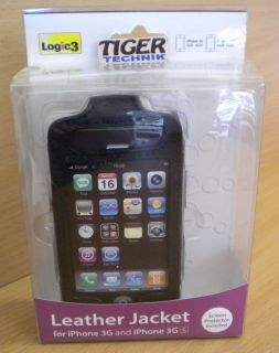 Logic3 iPhone 3G 3GS Leder Hülle Jacket Display Schutzfolie IP189 IPP189* so537