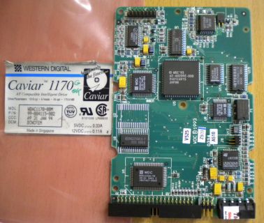 WD Caviar WDAC1170-00M IDE 170.6 MB PCB Controller Elektronik Platine* fe127